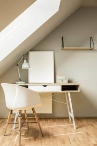 attic loft conversion with office space