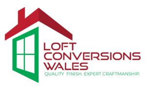 loft conversion wales logo red and green